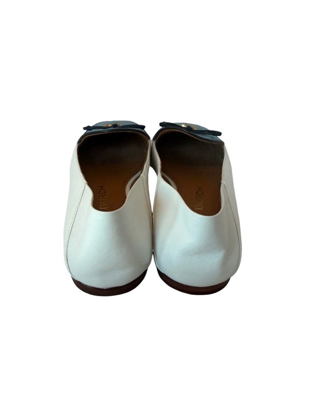 Tory Burch Charm Two Tone Loafers Slip-On Flats Shoes Leather Size 9 Women's - Picture 6 of 15